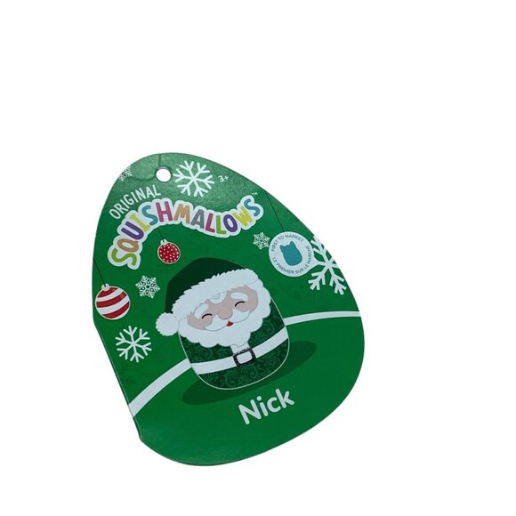 Squishmallows Nick Santa Claus Plush Toy 4” Christmas Festive NWT NEW - Picture 3 of 9